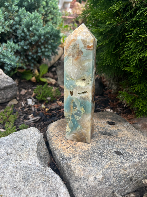 Sky Blue Quartz OBELISK