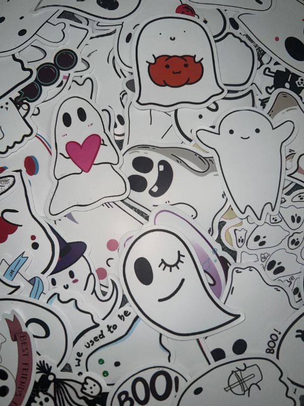 MYSTERY samolepky GHOST