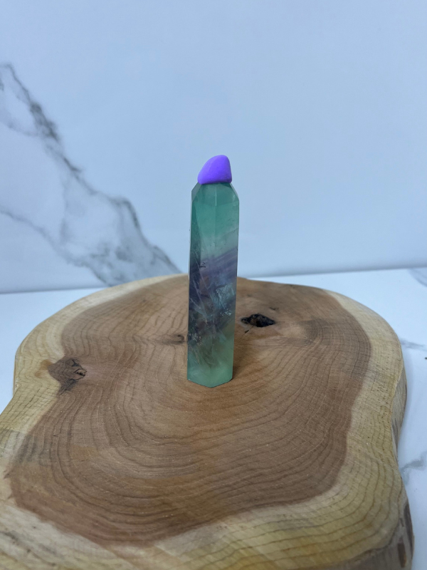 FLUORIT obelisk Konkrétní kus