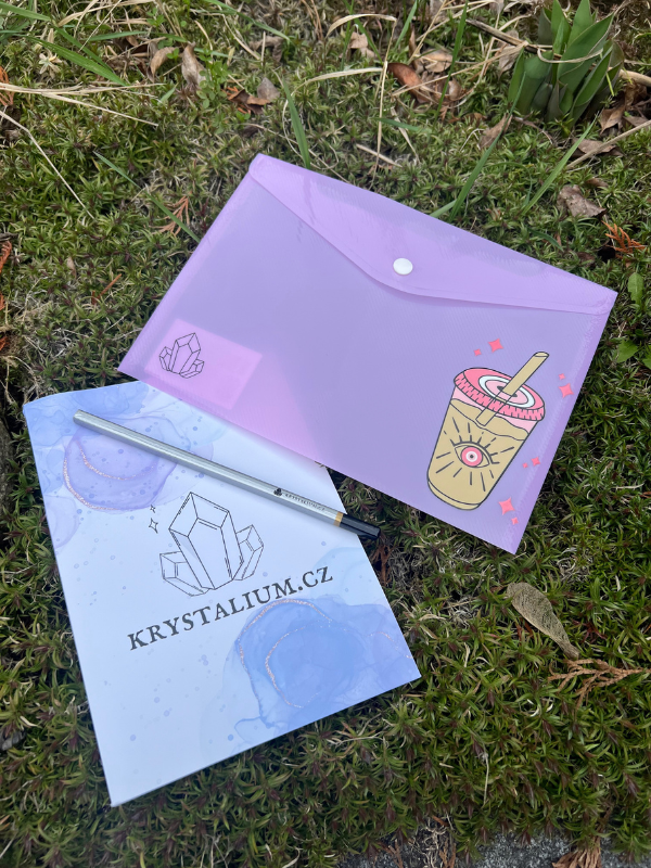 SADA desky krystalium DRINK purple