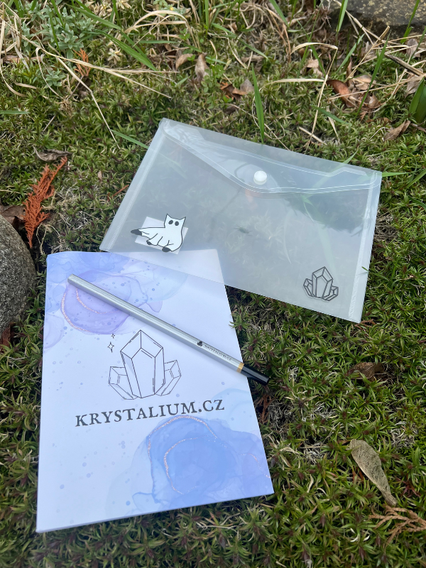 SADA desky krystalium GHOST CAT white