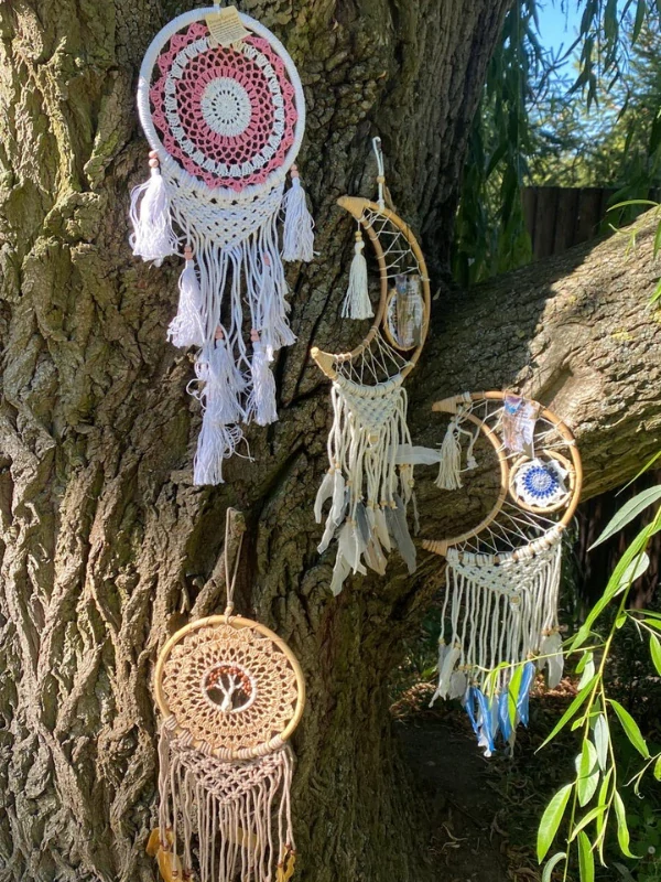 LAPAČ snů měsíc hnědý konkrétní kus