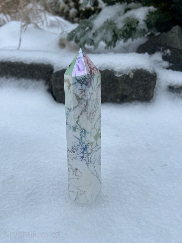 MAXI MAGNEZIT obelisk s aurou konkrétní kus