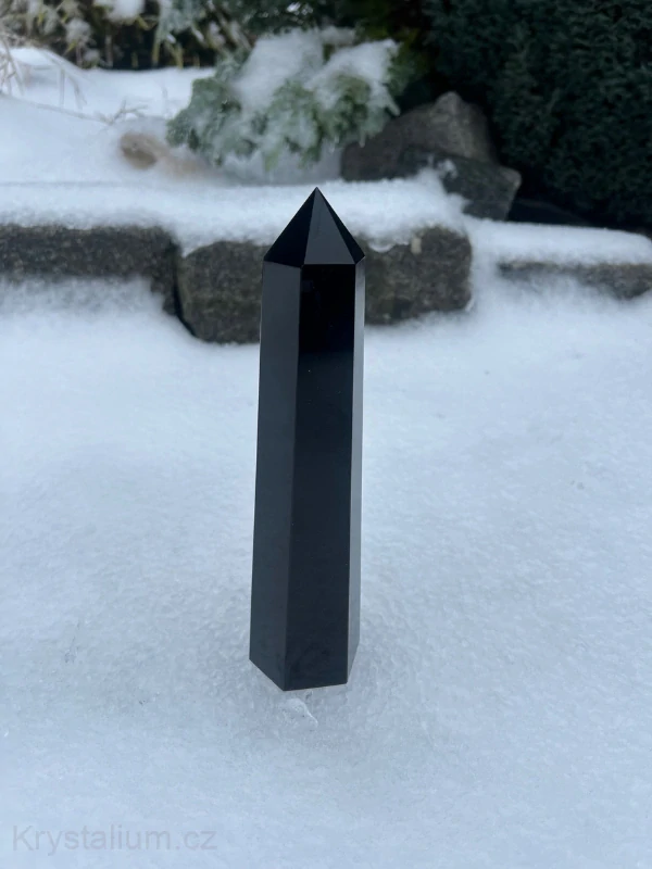 MAXI OBSIDIÁN obelisk konkrétní kus