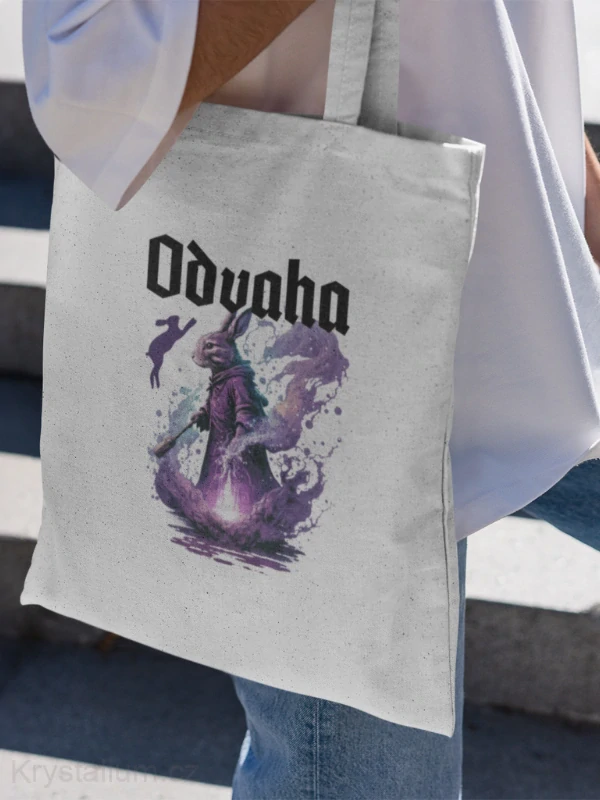 ODVAHA plátěná taška NATURAL