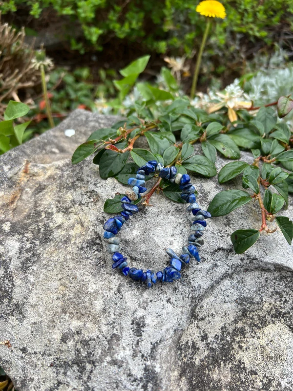 LAPIS LAZULI náramek sekaný