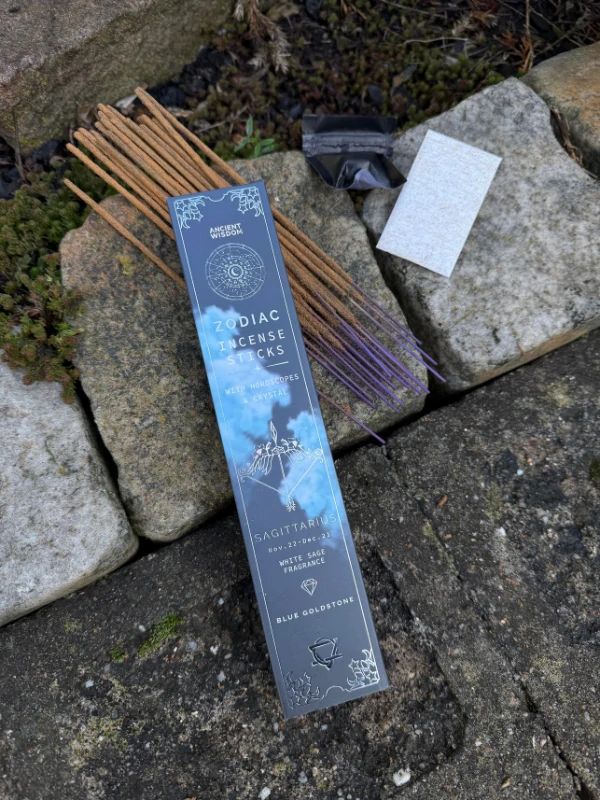 Vonné tyčinky STŘELEC + Blue goldstone