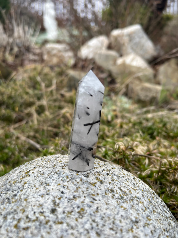 KŘIŠŤÁL s Turmalínem OBELISK