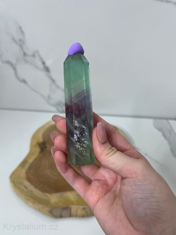 FLUORIT obelisk Konkrétní kus