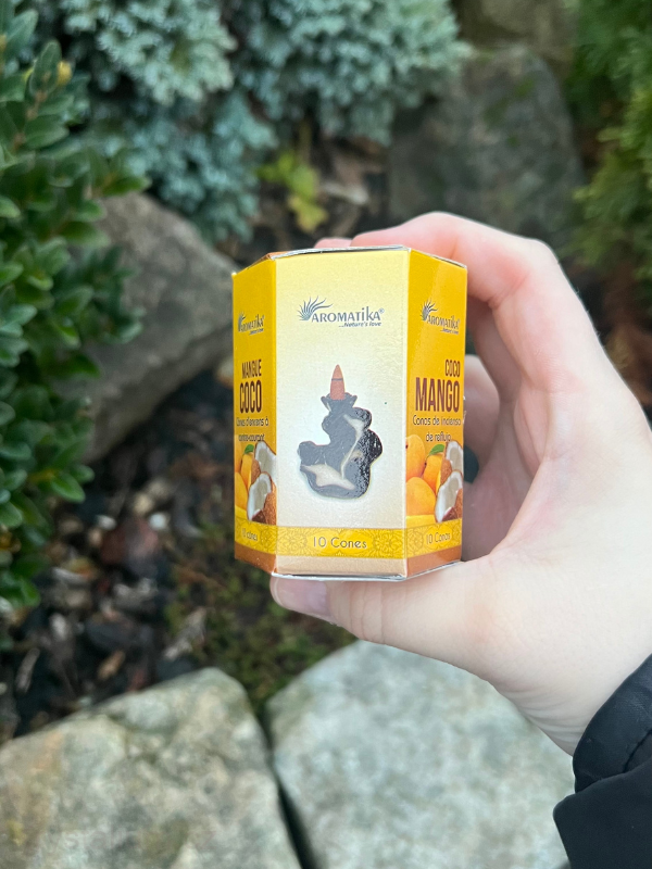 Vonné Kužele Tekoucí Dým MANGO A KOKOS