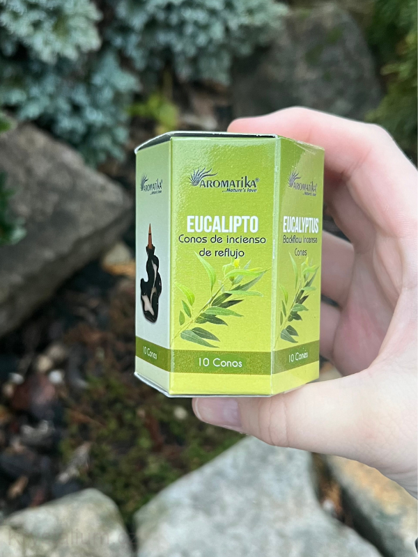 Vonné Kužele Tekoucí Dým EUKALYPTUS