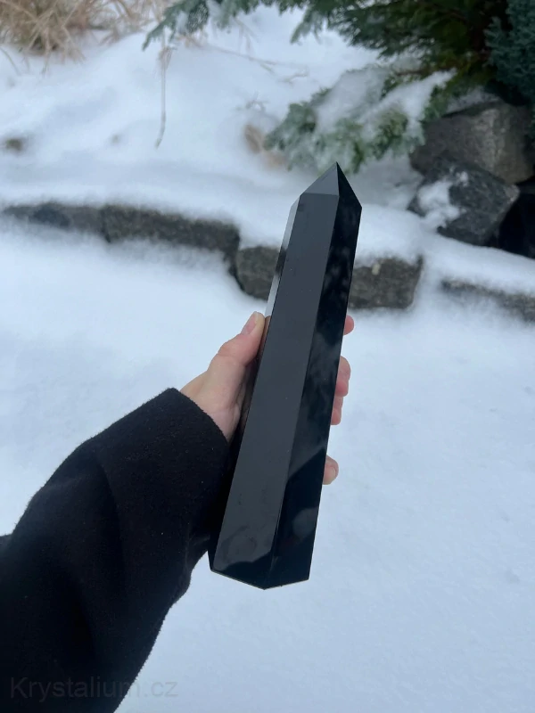 MAXI OBSIDIÁN obelisk konkrétní kus