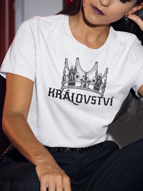 KRÁLOVSTVÍ tričko BÍLÉ