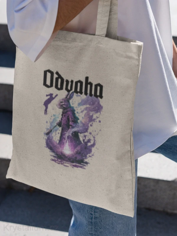 ODVAHA plátěná taška NATURAL