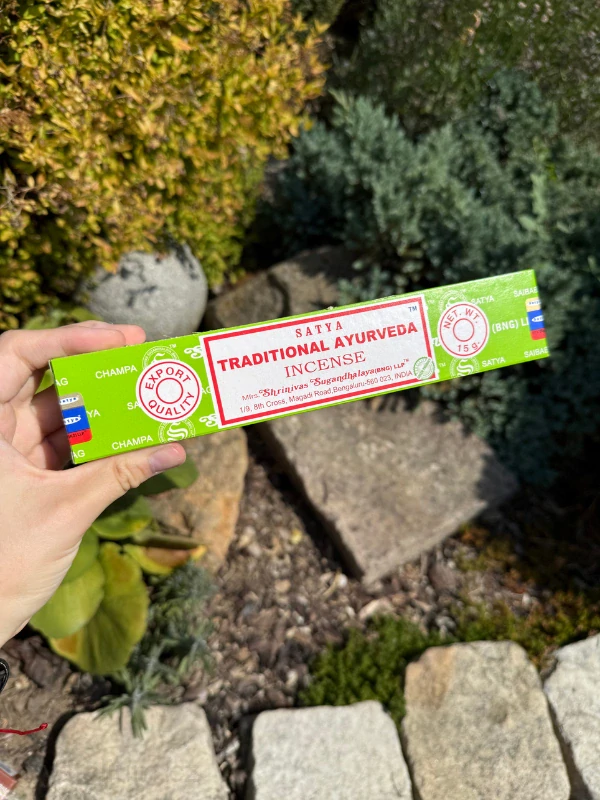 Vonné tyčinky TRADITIONAL AYURVEDA satya 