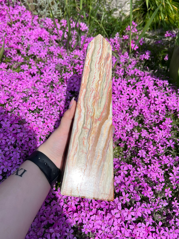Onyx obelisk MAXI 25cm