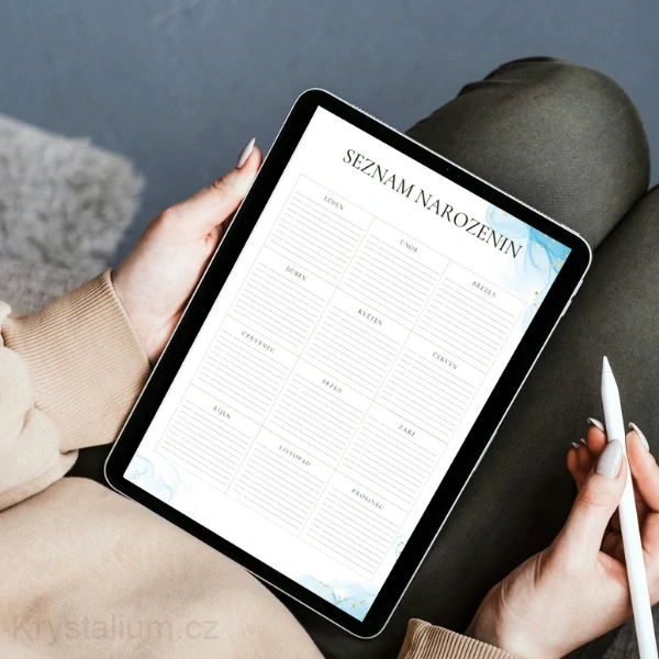KRYSTALNÍK e-diář NEDATOVANÝ (ONLINE PROVEDENÍ - PDF)